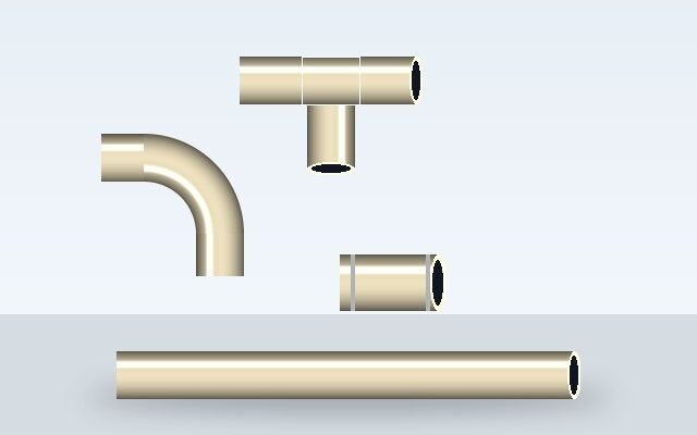 CPVC Hot & Cold Water Pipe 1-1/4 in