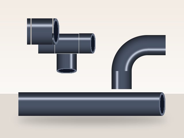 SWR Tee with Door 75 mm