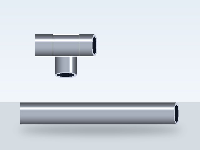 SWR Tee with Door 90 mm